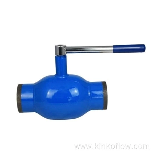 Robinet à boisseau sphérique soudé en acier au carbone RPTFE