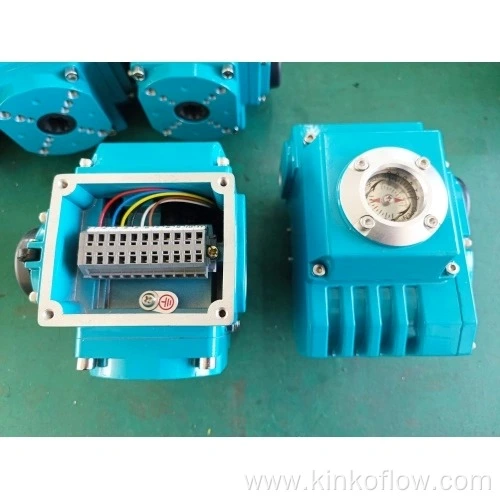 Actionneur électrique bleu lac KK03-200B rotatif à 90 degrés