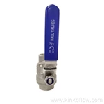 Robinet à boisseau sphérique fileté en acier inoxydable PN16-25
