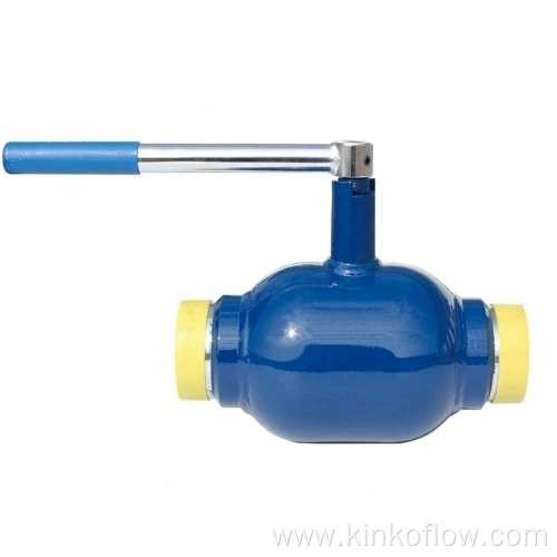 Robinet à boisseau sphérique soudé en acier au carbone PN16~PN40 avec joint en plastique