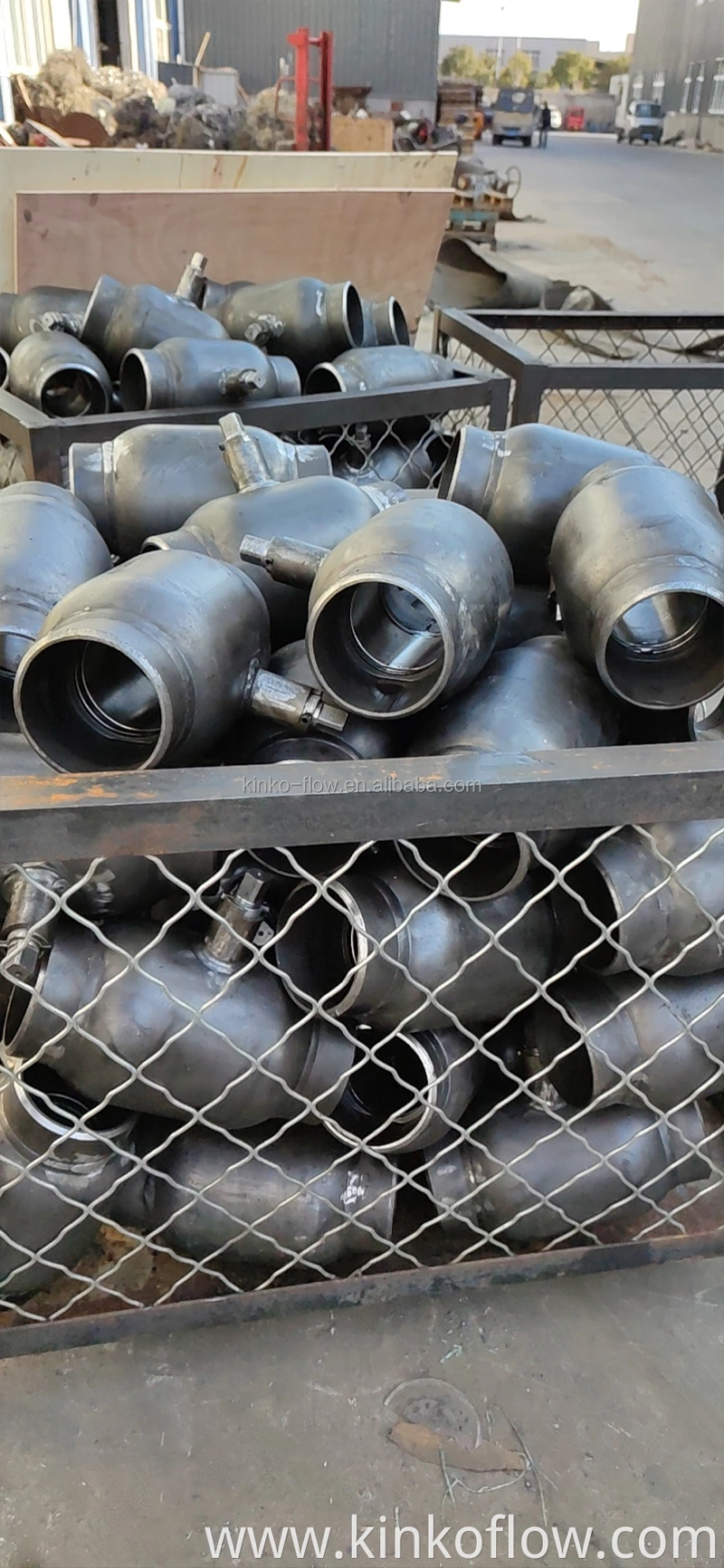 Robinet à boisseau sphérique soudé en acier au carbone PN16~PN40 avec joint en plastique