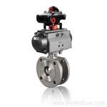 Robinet à boisseau sphérique pneumatique de type mince Q671F-16P/R
