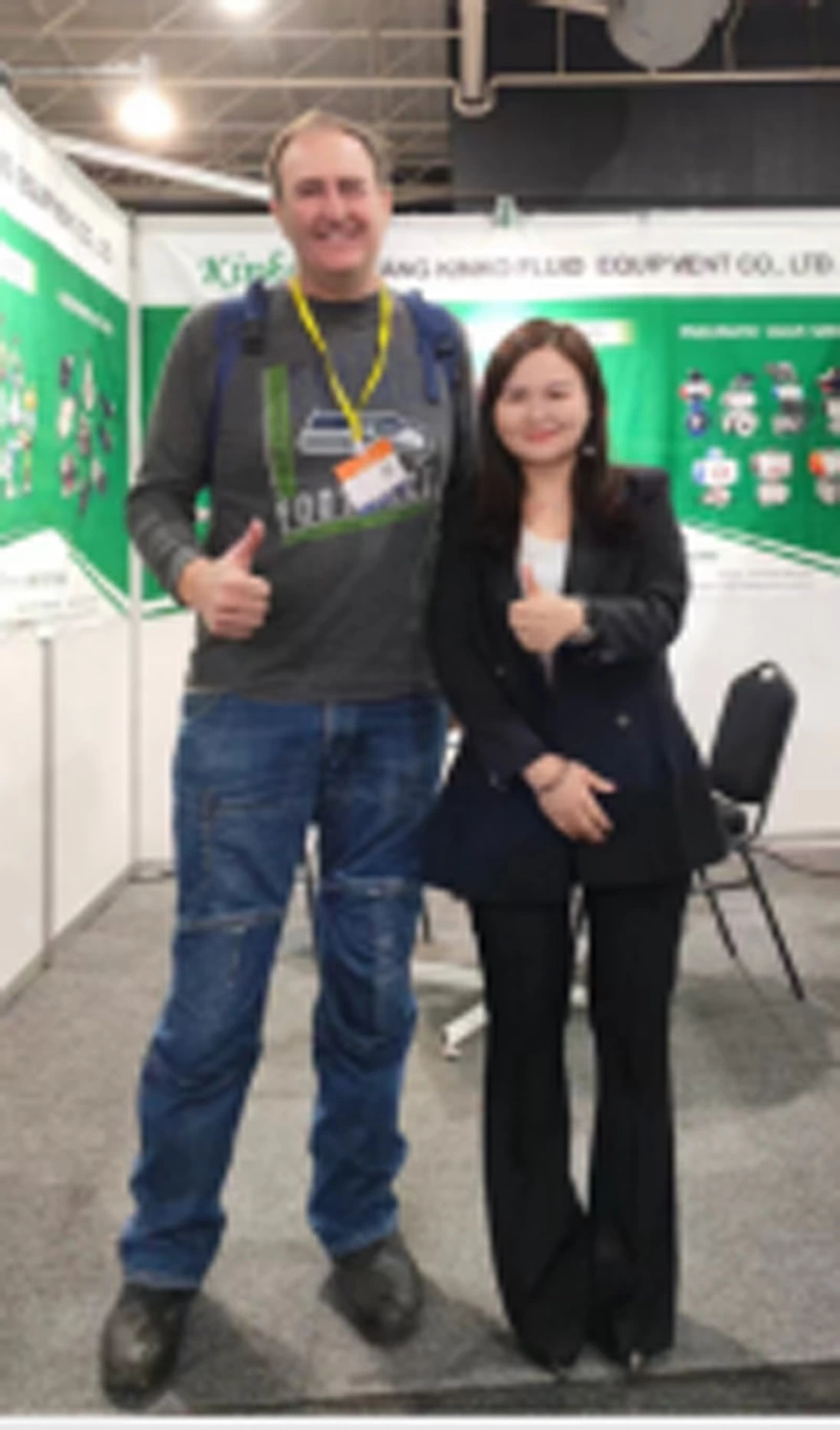 Zhejiang Jinke Fluid Equipment Co., Ltd. présente des actionneurs et vannes pneumatiques de pointe au Salon international des machines de Chine 2024.